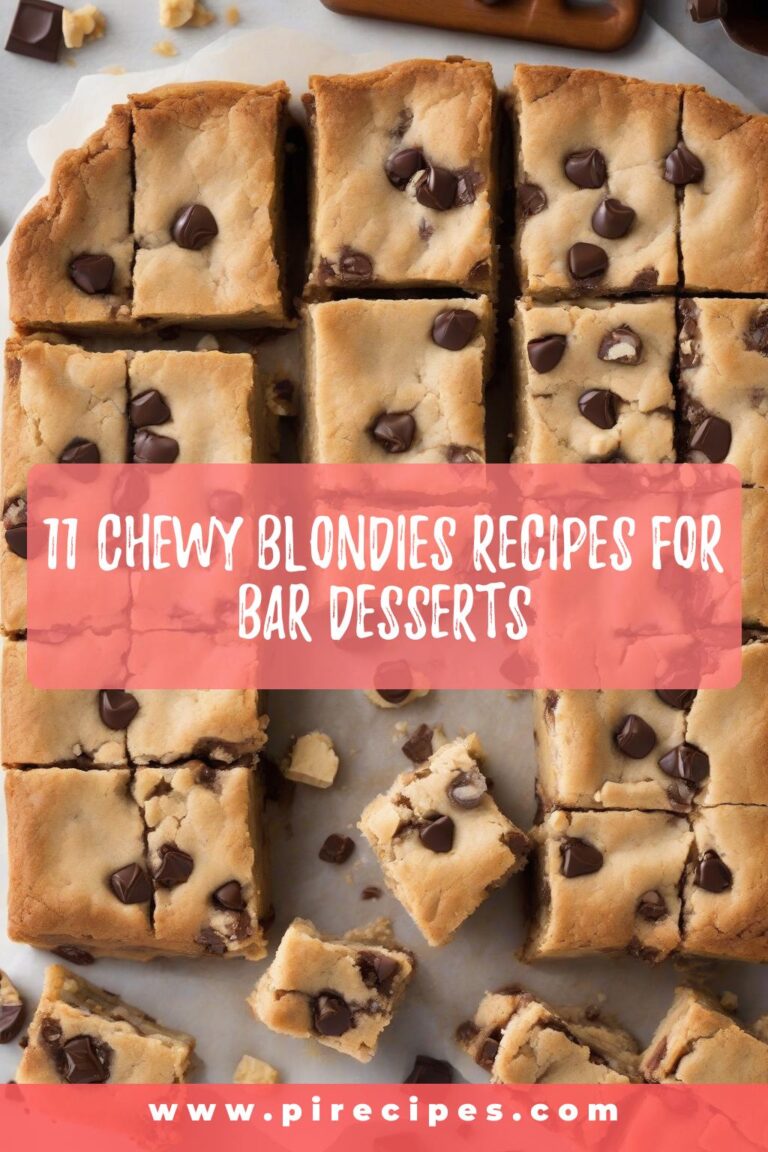 11 Chewy Blondies Recipes for Bar Desserts