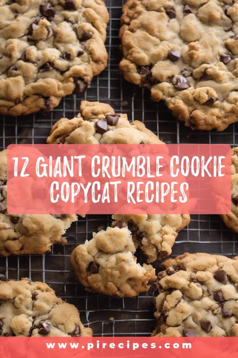 12 Giant Crumble Cookie Copycat Recipes