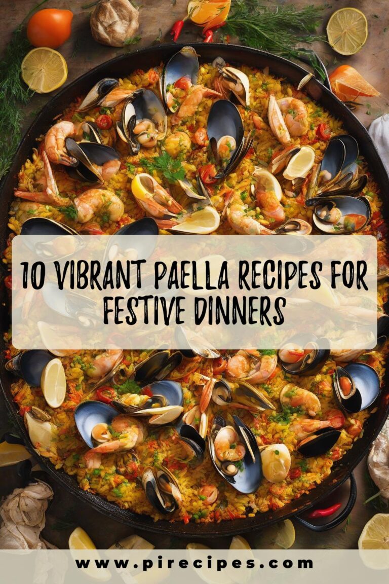 10 Vibrant Paella Recipes for Festive Dinners