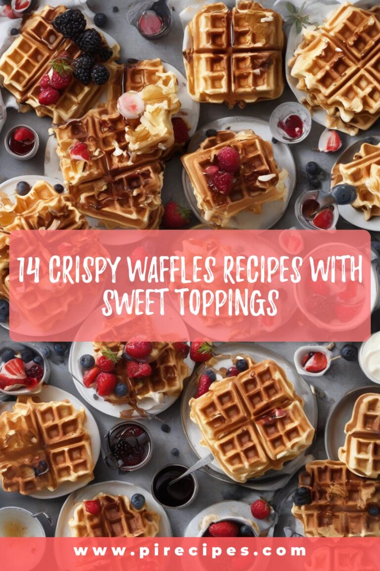 14 Crispy Waffles Recipes with Sweet Toppings