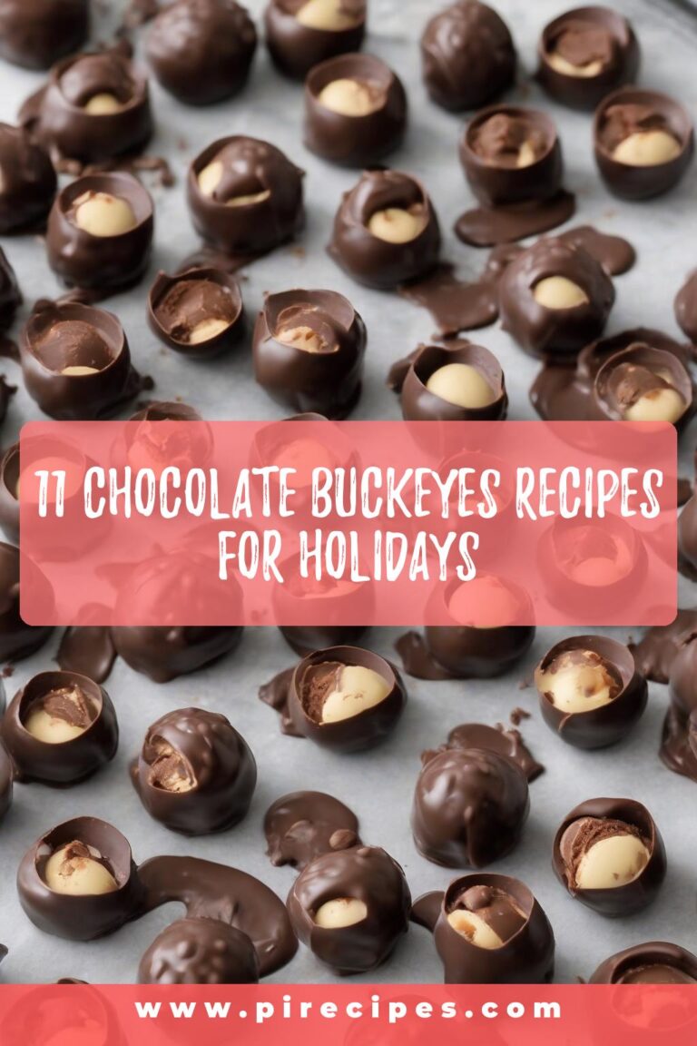 11 Chocolate Buckeyes Recipes for Holidays