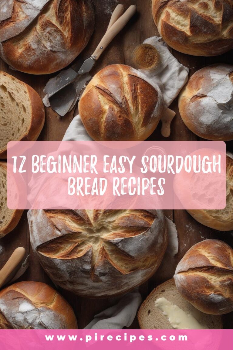 12 Beginner Easy Sourdough Bread Recipes