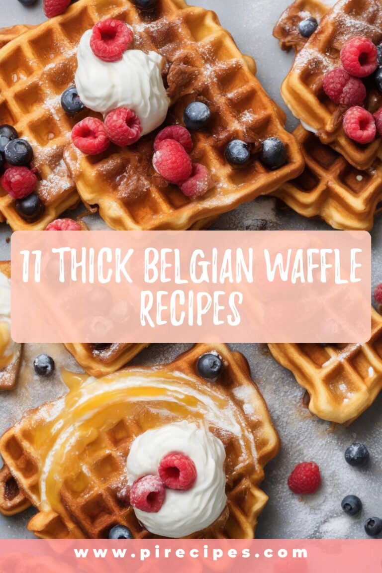 11 Thick Belgian Waffle Recipes