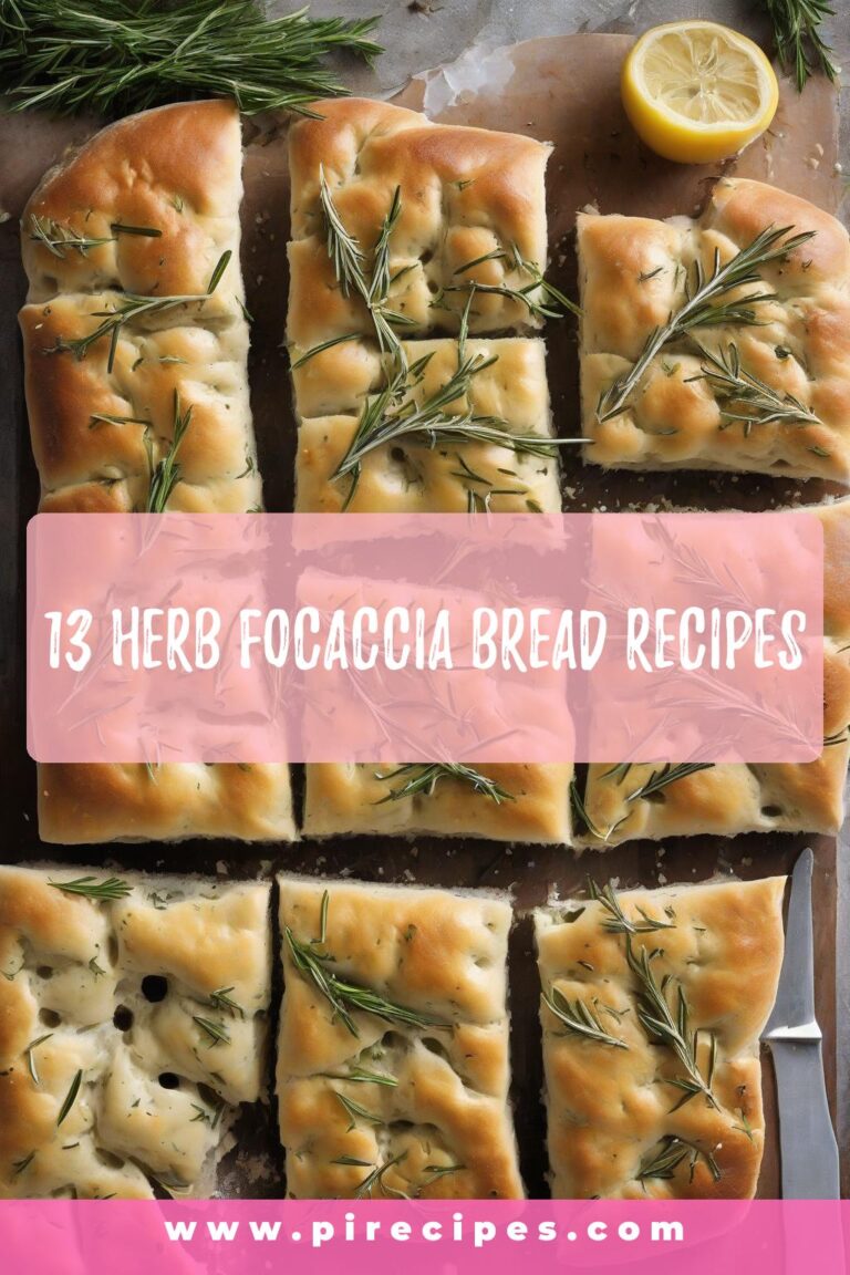 13 Herb Focaccia Bread Recipes
