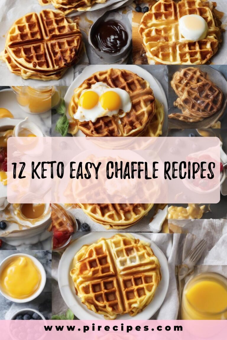 12 Keto Easy Chaffle Recipes