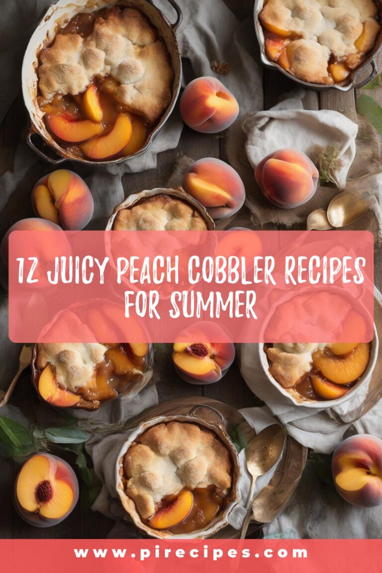 12 Juicy Peach Cobbler Recipes for Summer