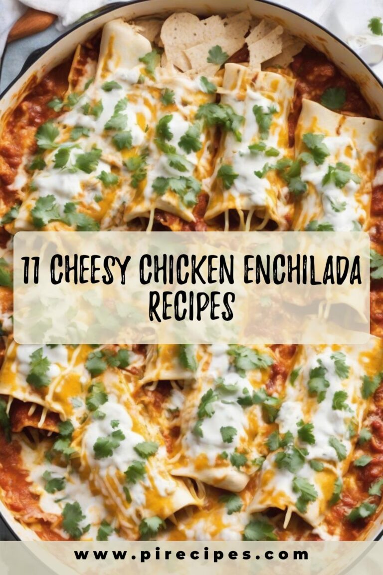 11 Cheesy Chicken Enchilada Recipes