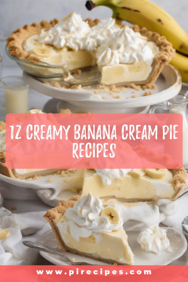 12 Creamy Banana Cream Pie Recipes