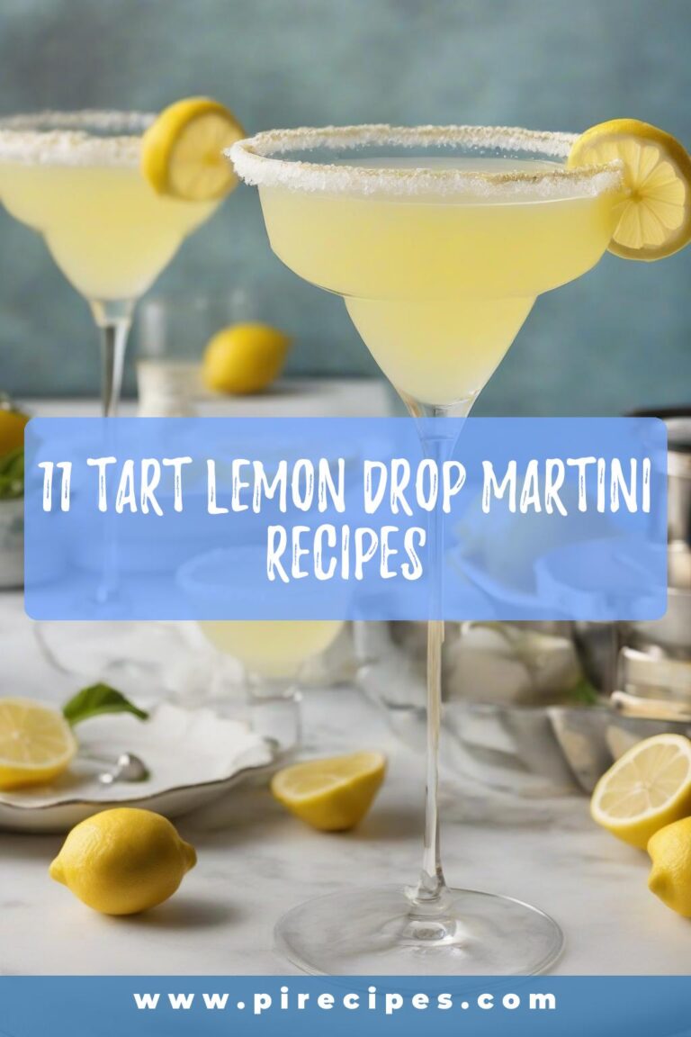11 Tart Lemon Drop Martini Recipes