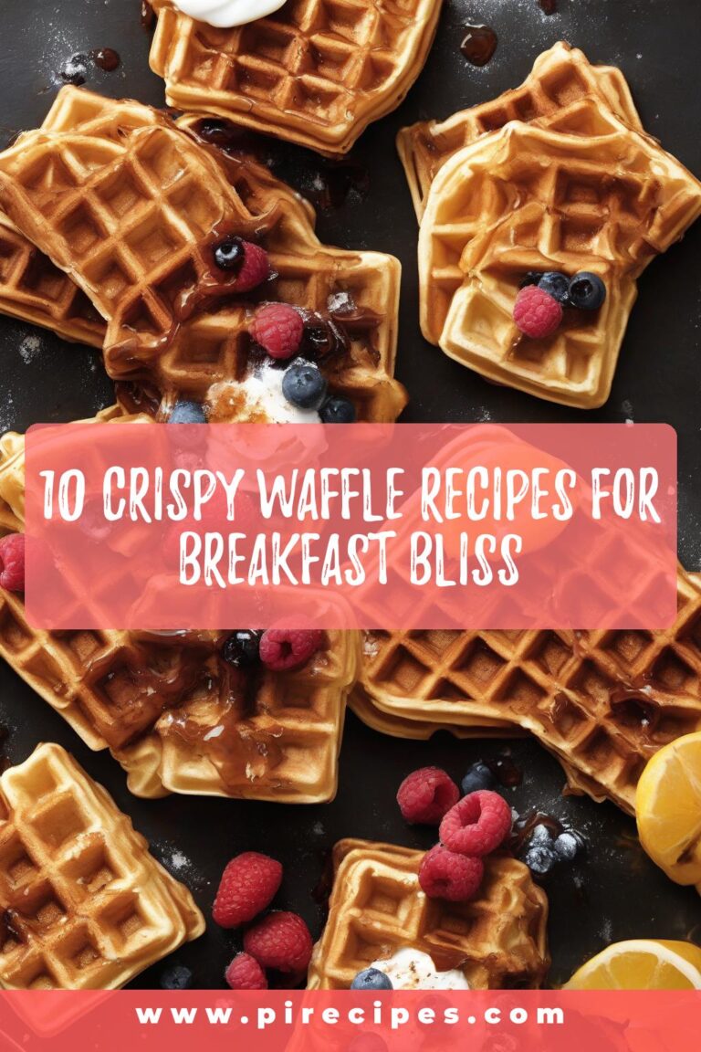 10 Crispy Waffle Recipes for Breakfast Bliss