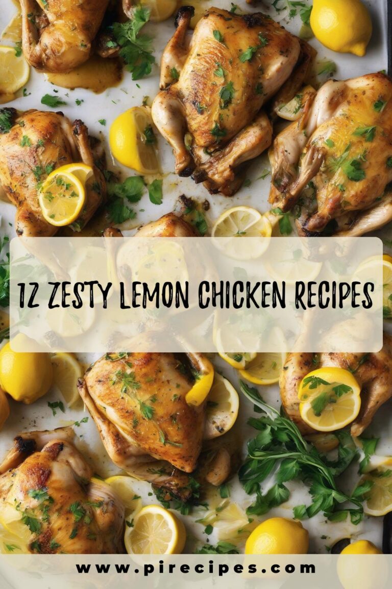 12 Zesty Lemon Chicken Recipes