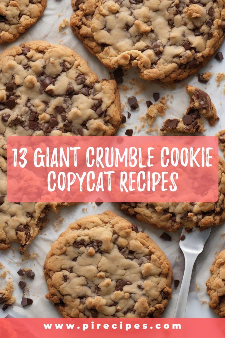 13 Giant Crumble Cookie Copycat Recipes