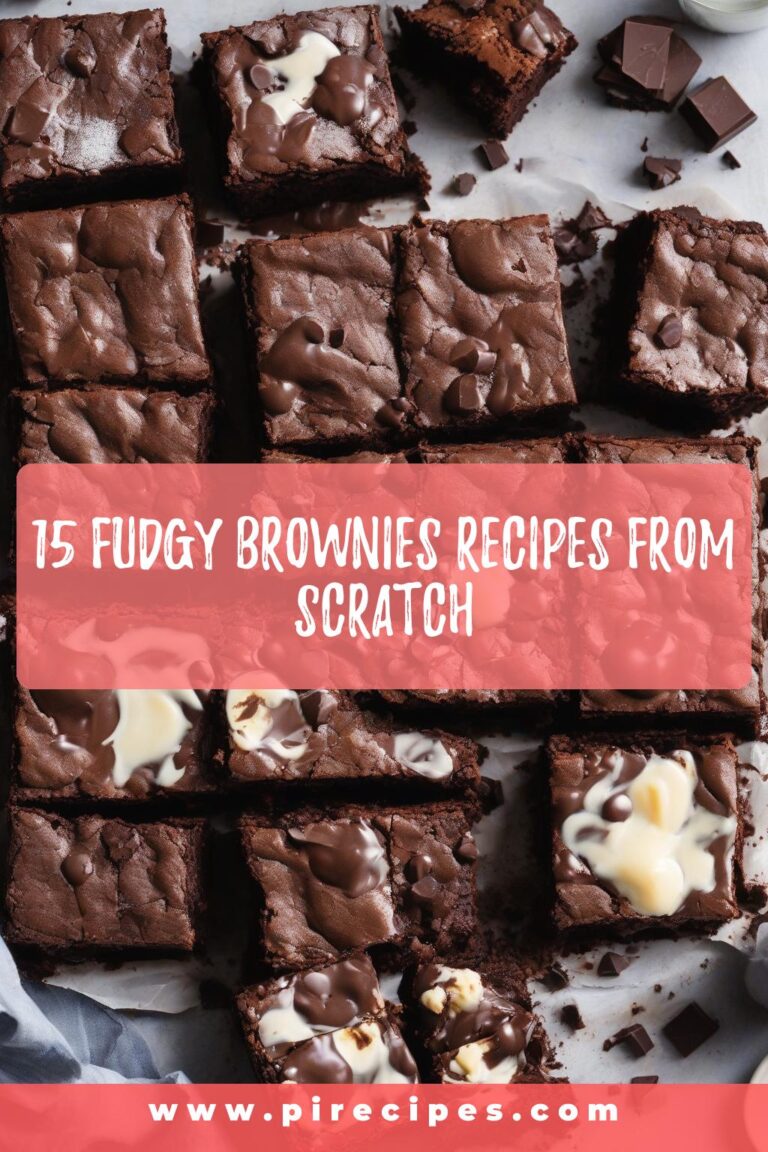 15 Fudgy Brownies Recipes from Scratch