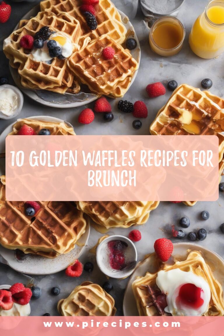 10 Golden Waffles Recipes for Brunch